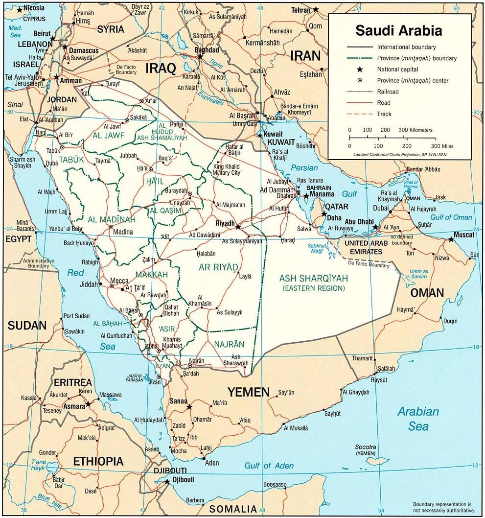Mapa ng Saudi Arabia na mga larawan
