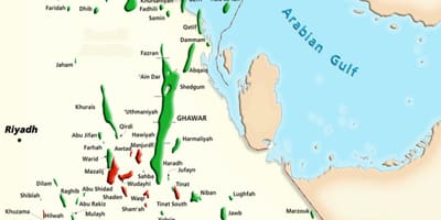 Mapa ng manifa Saudi Arabia
