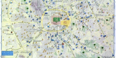 Mapa ng madina munawara Saudi Arabia