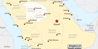 Mapa ng najran Saudi Arabia