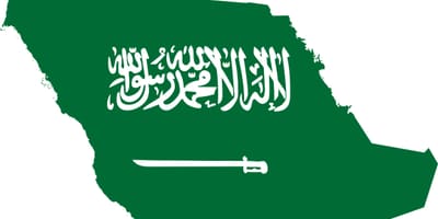 Saudi Arabia mapa flag
