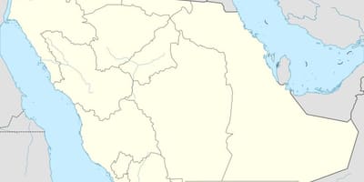 Mapa ng Saudi Arabia sa