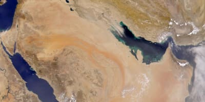 Mapa ng Saudi Arabia satellite