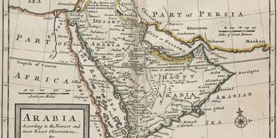 Mapa ng sinaunang Saudi Arabia